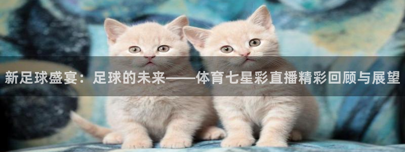 咪咕篮球直播：新足球盛宴：足球的未来——体育七星彩直播精彩回顾与展望